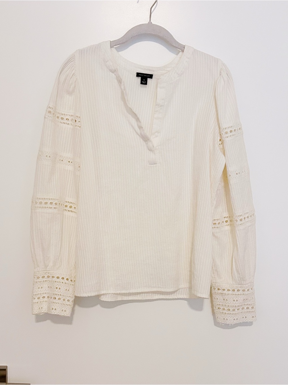 Ann Taylor Peasant Blouse - Picture 2 of 6
